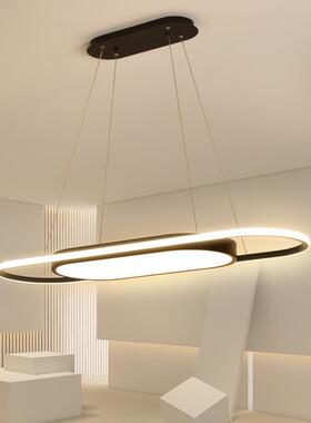 全光谱led吊灯现代简约长北欧客厅灯个性餐厅灯前台灯具吧台灯具