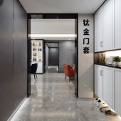 温州极窄钛金门套窗套304不锈钢双包套金属包边线条地脚线装 饰线