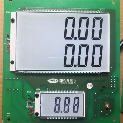 恒山加油机显示屏 中石化托肯恒山加油机显示板