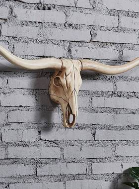 饰挂饰壁墙羊头饰骨摆件挂件壁挂复古欧式壁创意动AMT物墙饰品羊