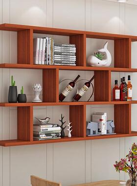 热销创意120*90.6墙上置物架架体壁墙架餐厅吊柜客厅墙柜现代酒简