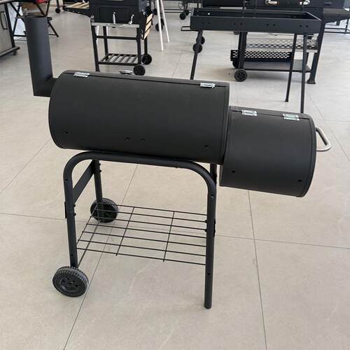BBQ/美母式焖烤烟熏风味子炉烤便携院烧烤架庭家用烤炭火炉熏烤炉