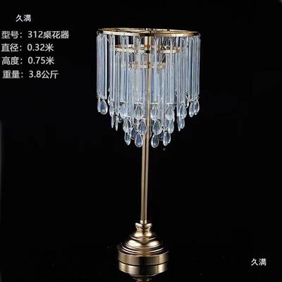 桌花VSE器引创意美陈电烛台摆件婚镀庆道具铁艺道具路装饰其他背