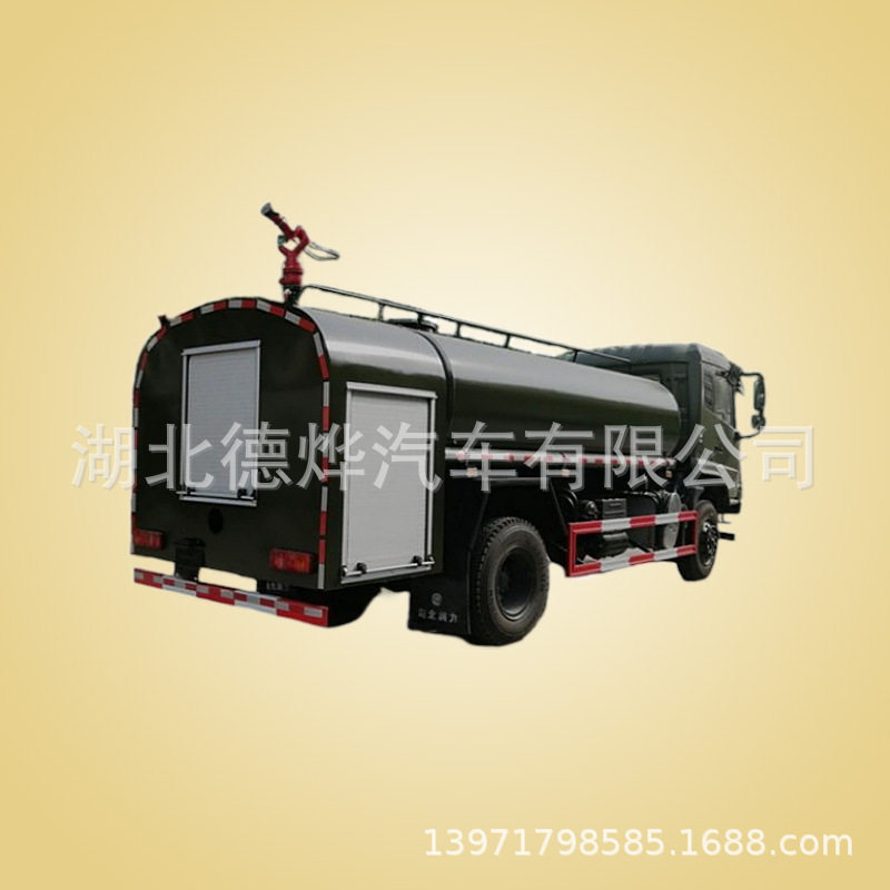 国六东风天锦四驱工地降尘喷水车 绿化运水多功能喷洒车