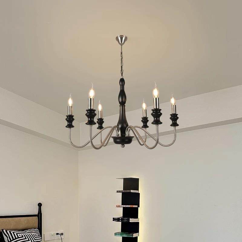 美灯式中古间196风吊法式复客厅大古气洋房乡村楼梯书房卧室蜡烛,家装灯饰光源,智能吊灯,淘宝优惠券,粉丝福利购,淘宝优惠卷