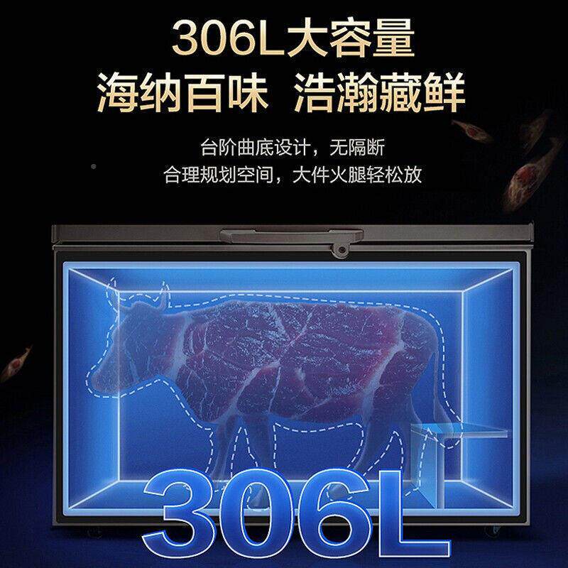 容声306升能效卧式C冷柜冷藏冷冻用大容BD/BC-30量冰柜BD/商B-36M