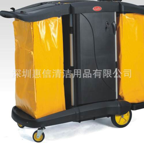 超宝途D694-11-2B多用功能清洁手推车带保洁盖客房布草清洁0箱柜