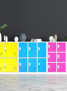 彩纳色13704学书包存生放柜员工小更衣柜带锁储物柜柜教室宿舍矮柜收柜