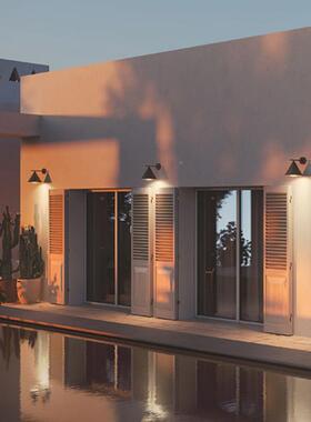 户外墙壁灯防水围墙室花园户庭院露台灯别墅外景b-22329观入门头