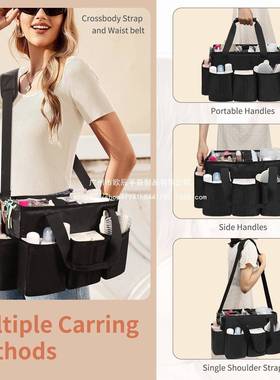 发工具包专业化妆携师包带可节隔板发型调师工美具收纳OLV便包