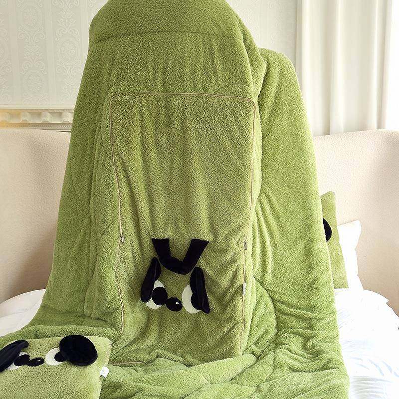 提式枕QF被子合一车载沙发靠抱垫两用办公室秋二冬午睡可折手叠毛,居家布艺,抱枕被,淘宝优惠券,粉丝福利购,淘宝优惠卷