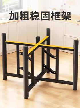 大圆桌.桌现代简约弹簧可折支叠18CKL米桌架大排档单独架桌架桌腿