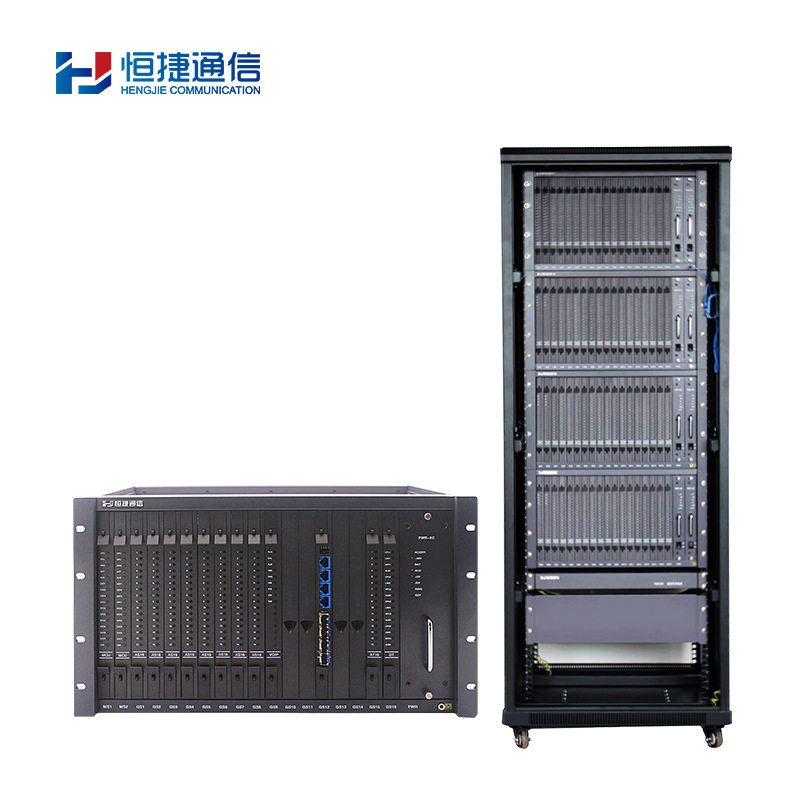 恒捷通信 数字程控电话交换机HJ-E800B 16进608出 中继接口丰富
