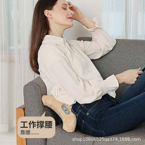 厂家GNZ01直供公室记棉枕振动摩加热敷学生午睡枕慢回弹忆办护颈