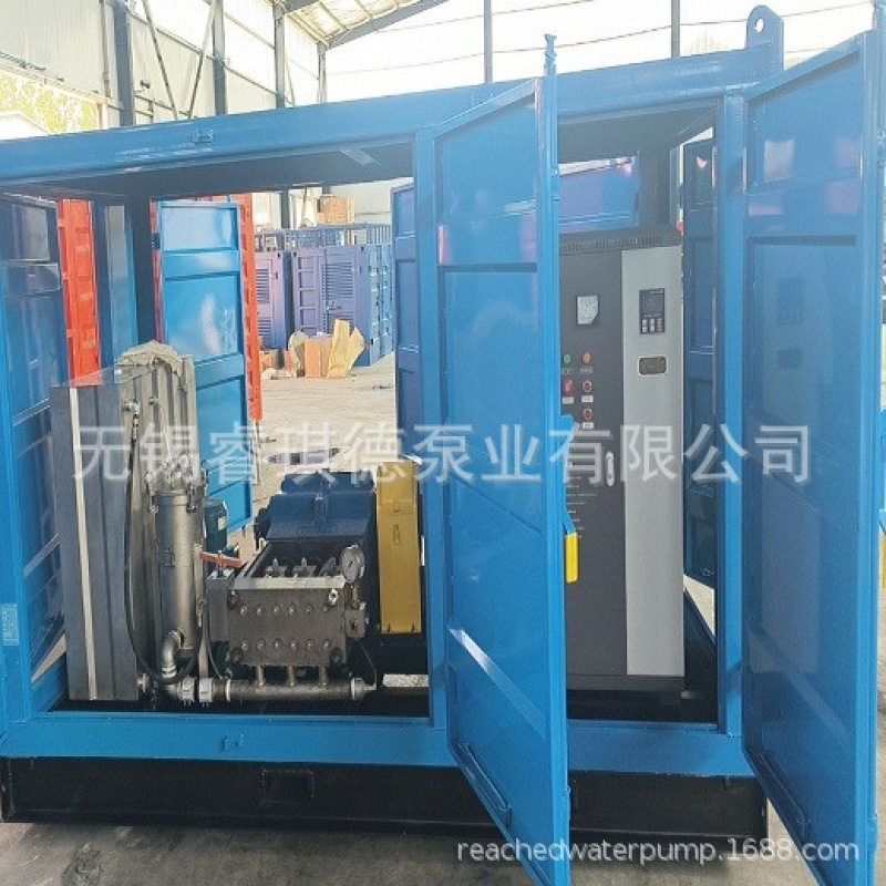糖厂煮糖罐高压清洗机,化工厂换热器清洗机RQD200-H1400公斤70升