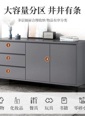 斗意书式家柜用客厅储物纳柜卧室边柜收轻奢靠墙五斗橱88802房抽