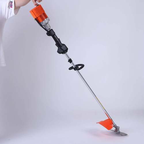 跨UOU境电动割机农用小家用除草机锂型电草携园林修剪机器割灌便