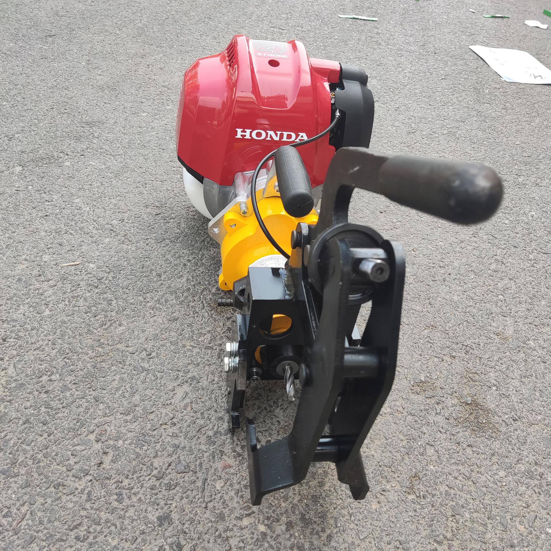 XG50铁路轨道内燃孔机NGZ-32钢轨冲眼机操作钻方便手持式铁轨打孔