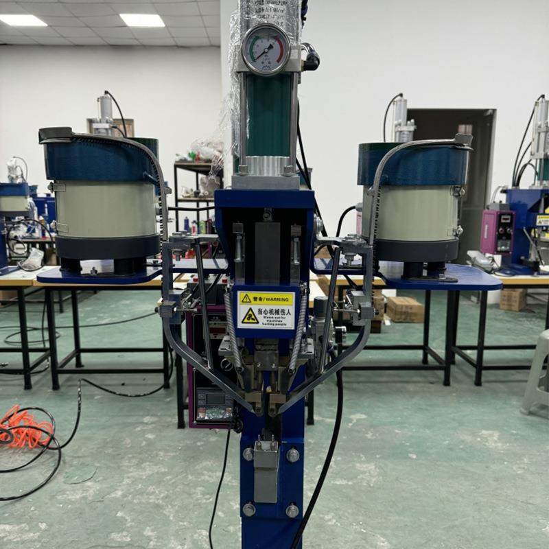 全自动双粒铆机台球双杆非标铆接多粒气VZL动钉振动盘头设三头打