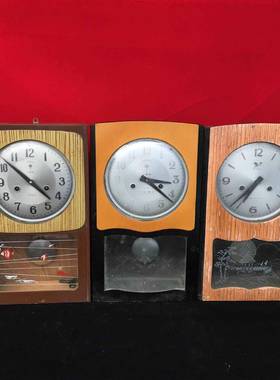 民怀旧旧老物件老表挂钟钟8俗F87T9J6T0年代老式上弦北极星机械古