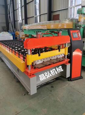 8全自动40900彩钢PTV压瓦机不锈钢瓦压机彩瓦压机瓦机厂家