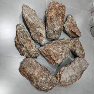 仿2.0松脂岩石棕色景观PU泡沫石仙影视剧园真林庭院JGST056松脂头