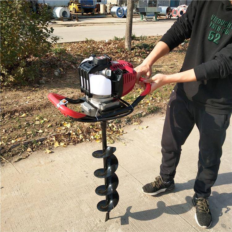 汽施油人挖坑单机大功率JWS农树用肥果园种挖坑机