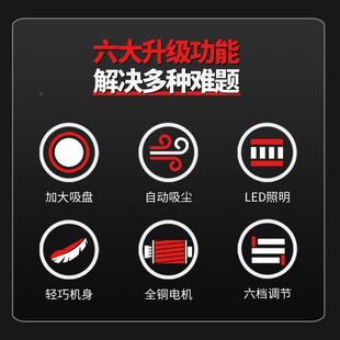 BWS全大功率短打砂纸机超轻无尘墙壁磨墙机手持新电动自柄吸磨机