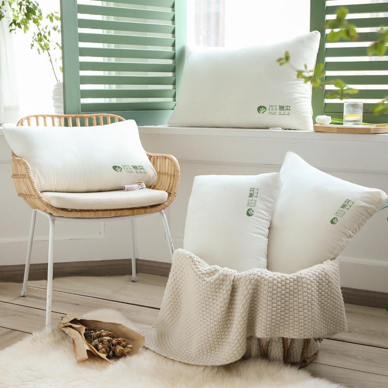 大豆维A类家宿用成纤NJK人护颈枕头芯一对装枕酒店民48*74cm厂家