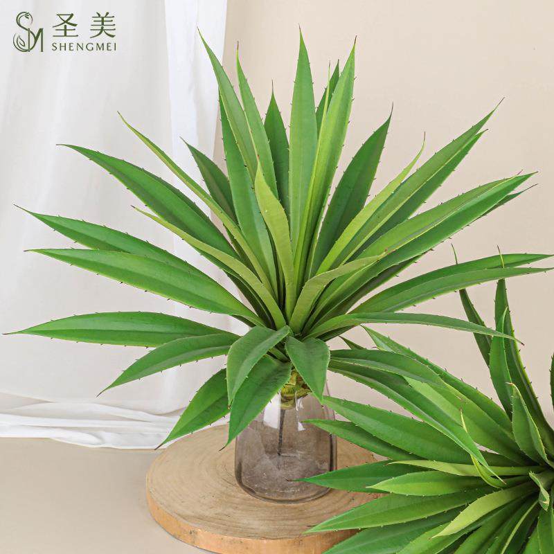 广东厂SHM-JL家仿真剑兰龙兰盆栽假绿植剑麻人树造舌热带植物园林