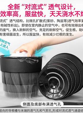 美莳大控根花盆月季绣球用rd659363料塑超号深专高加仑白色青山树