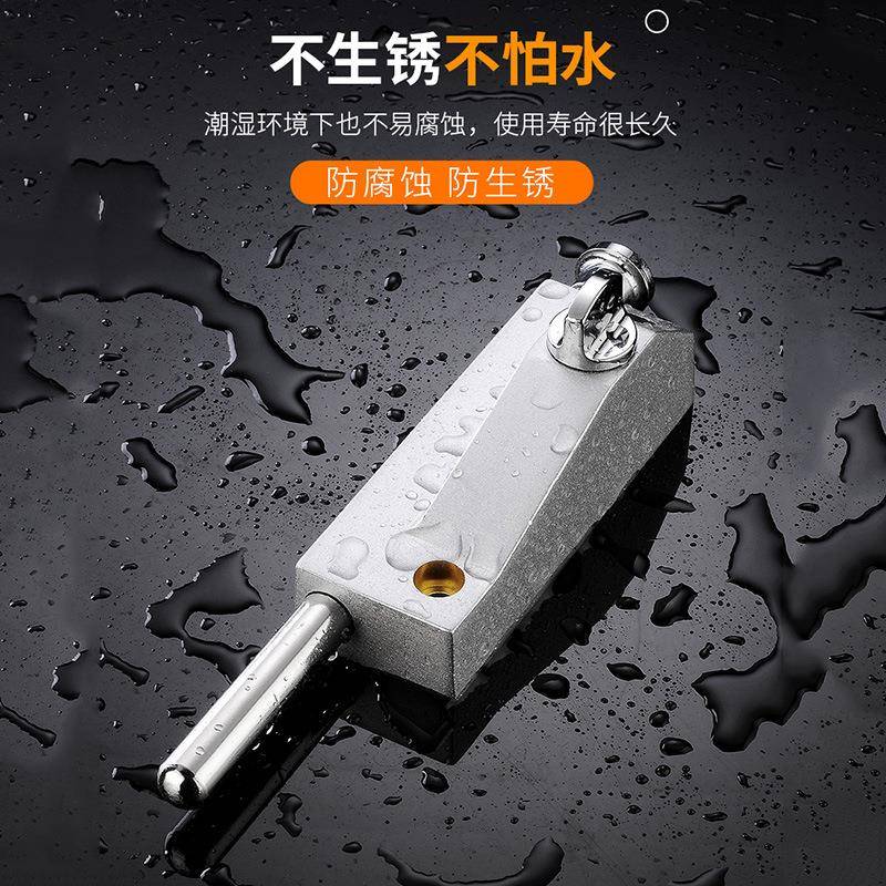 插fBF-A001-t销锁旋转门弹簧销地插锁锁木门地锁有框铝合金门锁落
