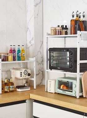 家用微物波多炉置架厨房置HKN物架烤箱架子电饭储物锅架层调料架