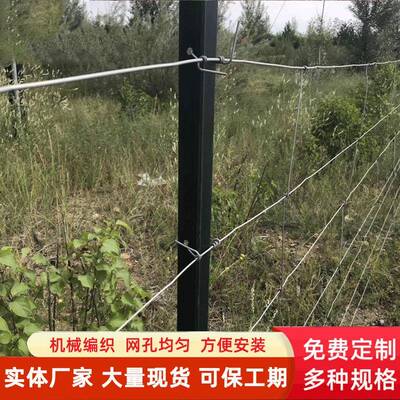 牛场栏网镀锌铁网草殖原养殖网LZS农养金属铁丝围栏护栏丝网厂家