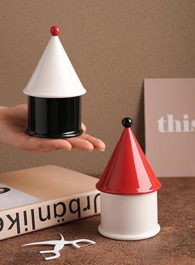 贝汉美家用高档中古风牙盒创潮意高VCV牙颜值签筒签家居流装饰品