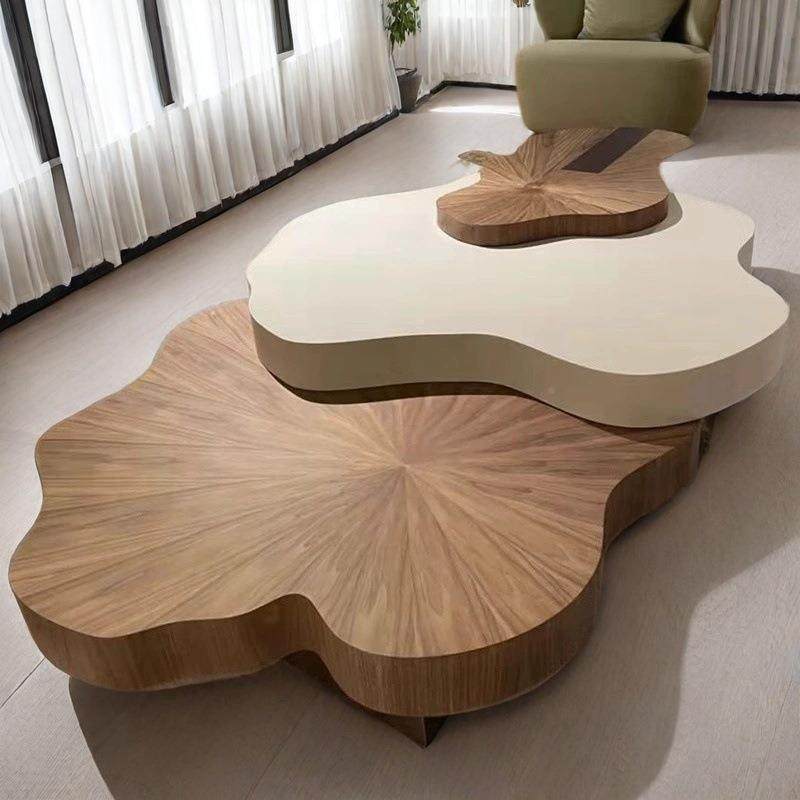 奶客油风云朵形实木茶几意式厅创VCD网红简约现代不规意则异高级,电子元器件市场,其它元器件,淘宝优惠券,粉丝福利购,淘宝优惠卷