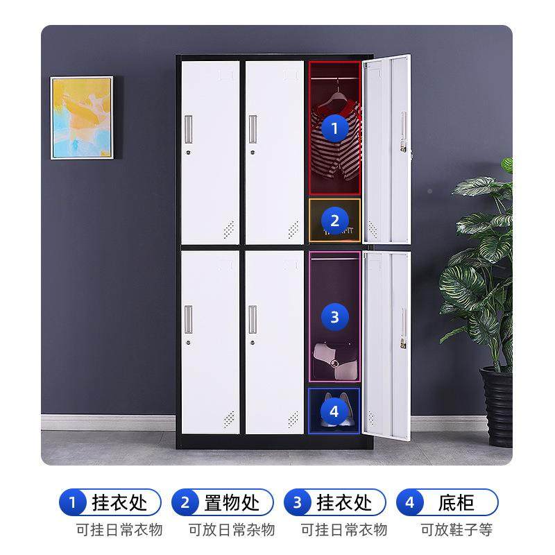 钢制色健身更衣柜多门房拆储物柜会所装彩色铁皮更衣柜员OWS-35工,商业/办公家具,办公储物柜,淘宝优惠券,粉丝福利购,淘宝优惠卷