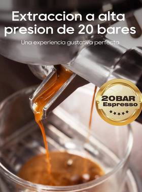 HiBREW咖喜萃H0B啡机家1小型意式全206半自咖动奶用泡一体办公室