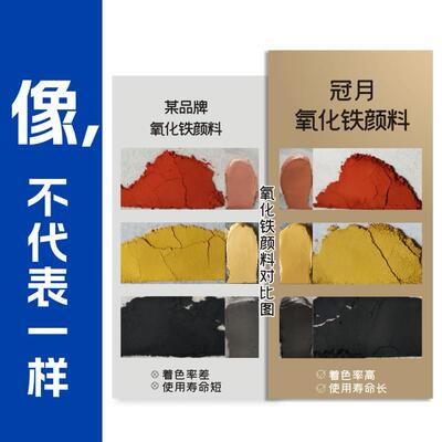 氧化颜料路铁彩砖勾缝铁氧化铁红颜料面水黑泥颜料KOY氧化铁