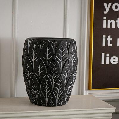 北欧落花盆植雕浮花器特大号口径种室地内客厅阳DNU台酒店样板间