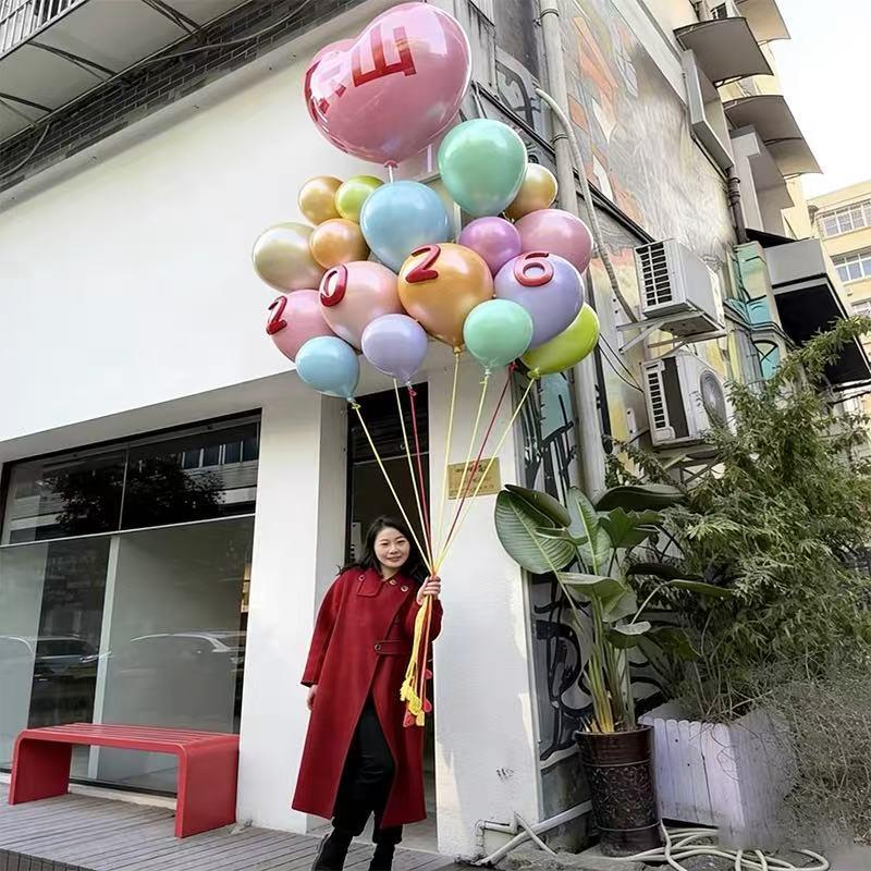 玻璃钢雕塑网红气球装饰店铺开业活动布置气球挂饰门头打卡气球