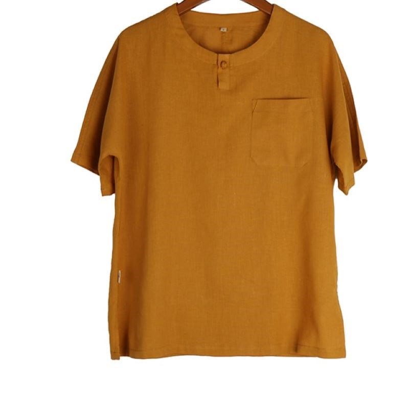 新款夏季禅服打坐居士服套装男女绵绸小衫出家人衣服茶服中国风