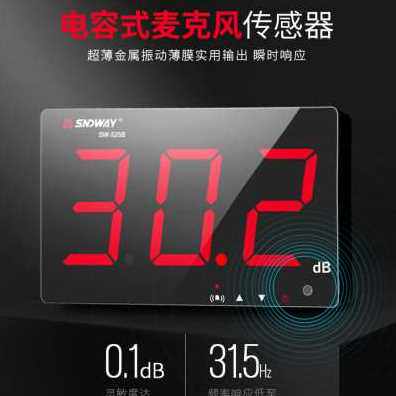 新品深达威分贝仪测试家用壁挂式声级计传感器525检测器声音噪音