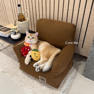 通用猫咪床狗窝夏天可拆洗睡垫 宠物床四季 Coni life猫窝沙发夏季