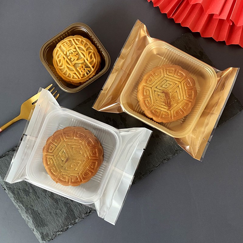 华信天诚 蛋黄酥包装袋透明加厚糕点绿豆糕酥饼机封袋月饼密封袋