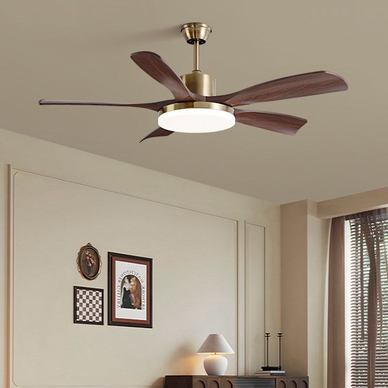 大风力吊扇灯大尺寸客厅家用中古风静音电扇一体风扇吊灯2025新款