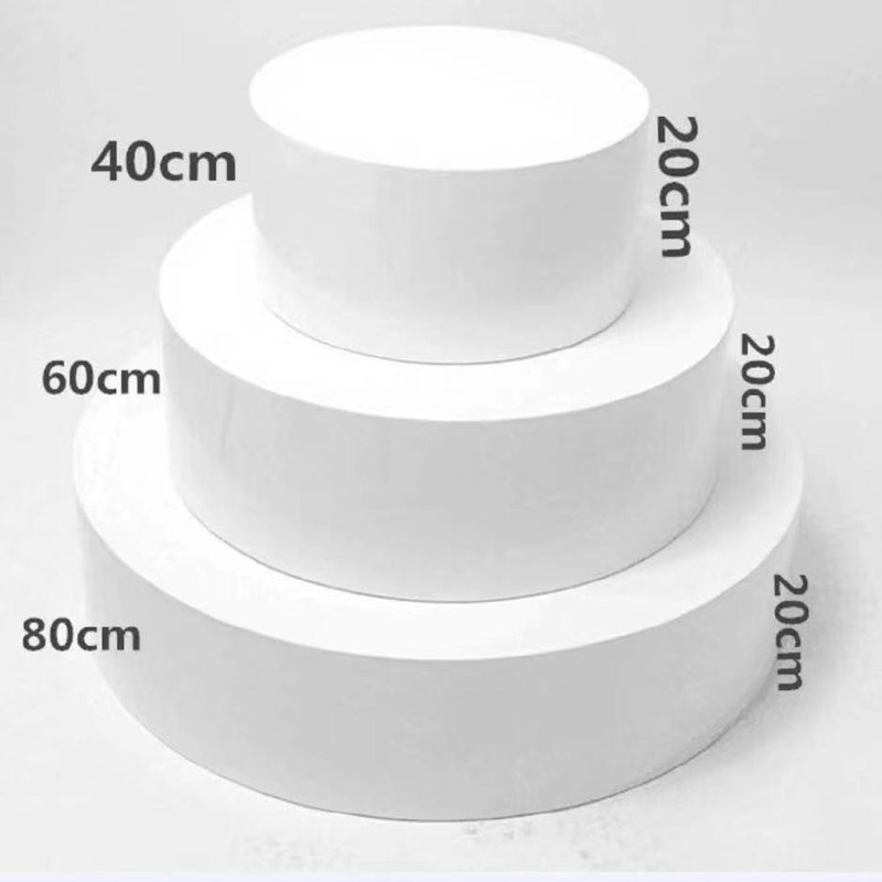 直播舞台烤漆台子网红站台圆形模特地台婚纱店摄影橱窗服装展示台