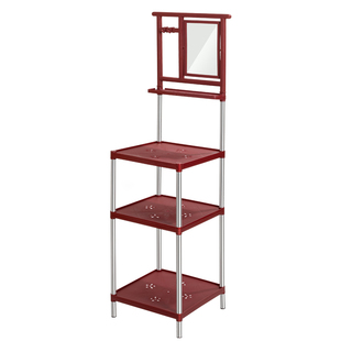 新款加粗加厚不锈钢洗脸盆架子农村浴室家用脸盆架防锈带镜子包邮