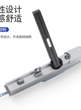威图柜锁MS830连杆锁天地锁配电箱机柜门锁 把手转动弹子锁芯防尘