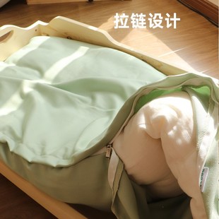 幼儿园垫套婴儿专用凉席a类拼接床婴儿凉席竹纤维床单定制褥套